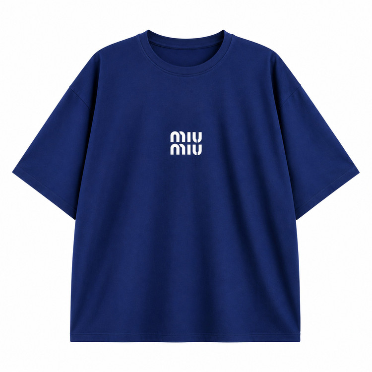 تیشرت زنانه نخی طرح miu miu