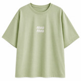 تیشرت زنانه نخی طرح miu miu